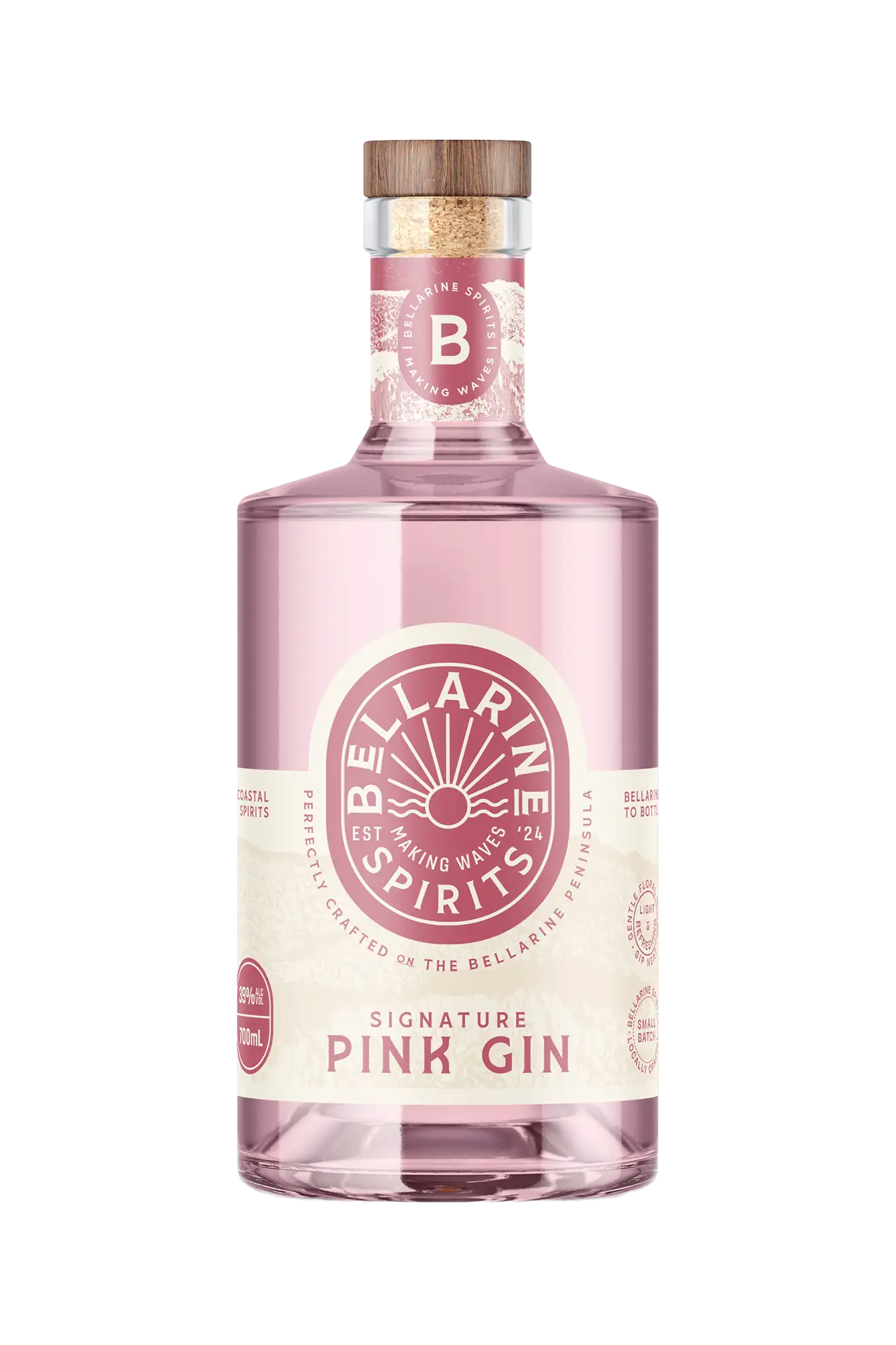 Signature Pink Gin 700ml 39%abv